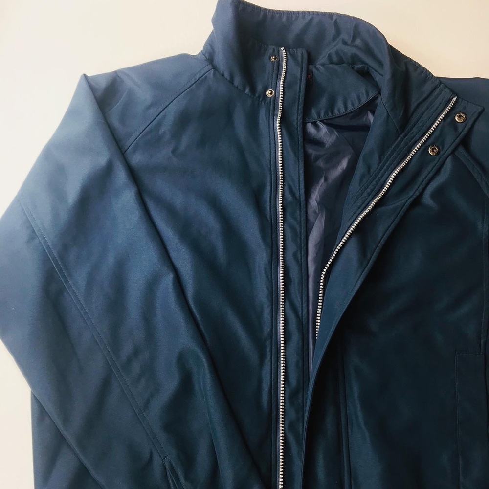 Boxin.Aoa.Jw Navy Blue Jacket Windbreaker